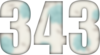 343 — изображение числа триста сорок три (картинка 6)