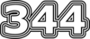 344 — изображение числа триста сорок четыре (картинка 7)