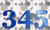 345 — изображение числа триста сорок пять (картинка 5)
