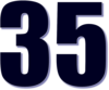 35 — изображение числа тридцать пять (картинка 3)
