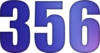 356 — изображение числа триста пятьдесят шесть (картинка 6)