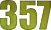 357 — изображение числа триста пятьдесят семь (картинка 6)