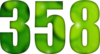 358 — изображение числа триста пятьдесят восемь (картинка 6)