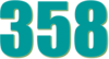 358 — изображение числа триста пятьдесят восемь (картинка 3)