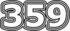 359 — изображение числа триста пятьдесят девять (картинка 7)