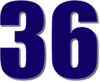 36 — изображение числа тридцать шесть (картинка 3)