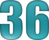 36 — изображение числа тридцать шесть (картинка 6)