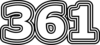 361 — изображение числа триста шестьдесят один (картинка 7)