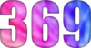 369 — изображение числа триста шестьдесят девять (картинка 6)
