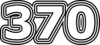 370 — изображение числа триста семьдесят (картинка 7)