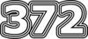372 — изображение числа триста семьдесят два (картинка 7)