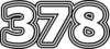 378 — изображение числа триста семьдесят восемь (картинка 7)