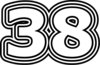 38 — изображение числа тридцать восемь (картинка 7)