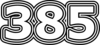 385 — изображение числа триста восемьдесят пять (картинка 7)