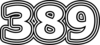 389 — изображение числа триста восемьдесят девять (картинка 7)