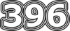 396 — изображение числа триста девяносто шесть (картинка 7)