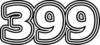 399 — изображение числа триста девяносто девять (картинка 7)