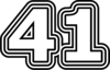 41 — изображение числа сорок один (картинка 7)