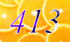 413 — изображение числа четыреста тринадцать (картинка 4)