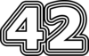 42 — изображение числа сорок два (картинка 7)
