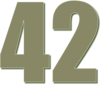 42 — изображение числа сорок два (картинка 3)