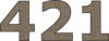 421 — изображение числа четыреста двадцать один (картинка 2)