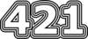421 — изображение числа четыреста двадцать один (картинка 7)