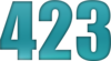423 — изображение числа четыреста двадцать три (картинка 6)