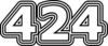 424 — изображение числа четыреста двадцать четыре (картинка 7)