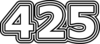 425 — изображение числа четыреста двадцать пять (картинка 7)
