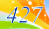 427 — изображение числа четыреста двадцать семь (картинка 4)