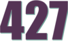 427 — изображение числа четыреста двадцать семь (картинка 3)