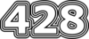 428 — изображение числа четыреста двадцать восемь (картинка 7)
