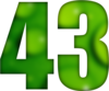 43 — изображение числа сорок три (картинка 6)