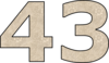 43 — изображение числа сорок три (картинка 2)