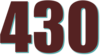 430 — изображение числа четыреста тридцать (картинка 3)
