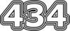 434 — изображение числа четыреста тридцать четыре (картинка 7)