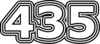 435 — изображение числа четыреста тридцать пять (картинка 7)