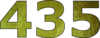 435 — изображение числа четыреста тридцать пять (картинка 2)