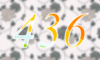436 — изображение числа четыреста тридцать шесть (картинка 4)