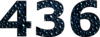 436 — изображение числа четыреста тридцать шесть (картинка 2)