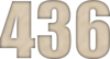 436 — изображение числа четыреста тридцать шесть (картинка 6)