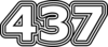 437 — изображение числа четыреста тридцать семь (картинка 7)