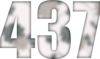 437 — изображение числа четыреста тридцать семь (картинка 6)