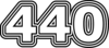 440 — изображение числа четыреста сорок (картинка 7)