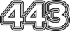 443 — изображение числа четыреста сорок три (картинка 7)