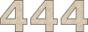 444 — изображение числа четыреста сорок четыре (картинка 2)