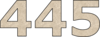 445 — изображение числа четыреста сорок пять (картинка 2)