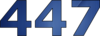 447 — изображение числа четыреста сорок семь (картинка 2)