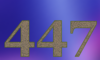 447 — изображение числа четыреста сорок семь (картинка 5)
